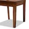 Baxton Studio Wanda Modern and Contemporary Transitional Walnut Brown Finished Wood 5-Piece Dining Set 178-11383-10901-Zoro - alternate 8